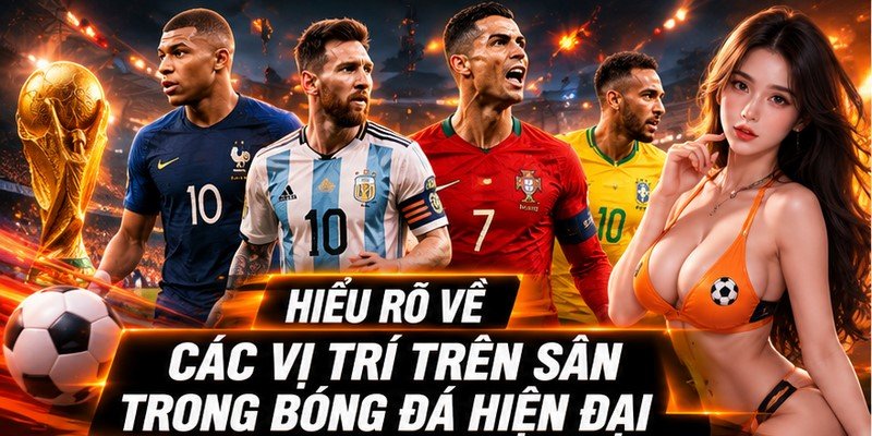 Hiểu rõ về Các Vị Trí Trên Sân Trong Bóng Đá Hiện Đại