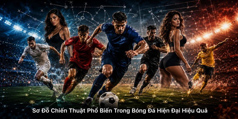 Sơ Đồ Chiến Thuật Phổ Biến Trong Bóng Đá Hiện Đại Hiệu Quả
